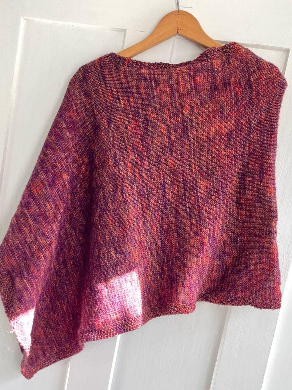 Handknit Multicolored Shawl